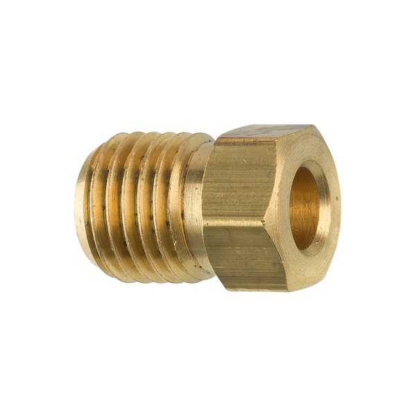 Ags Brass Tube Nut, 3/16 Tube (3/8-24 Inverted), 1/bag BLF-64B - main